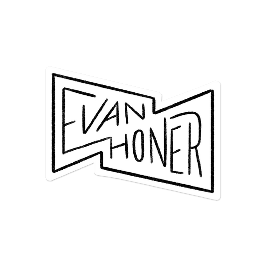 Evan Honer "Name" Sticker