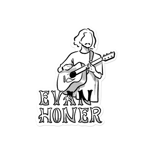 Evan Honer "Guitar" Sticker