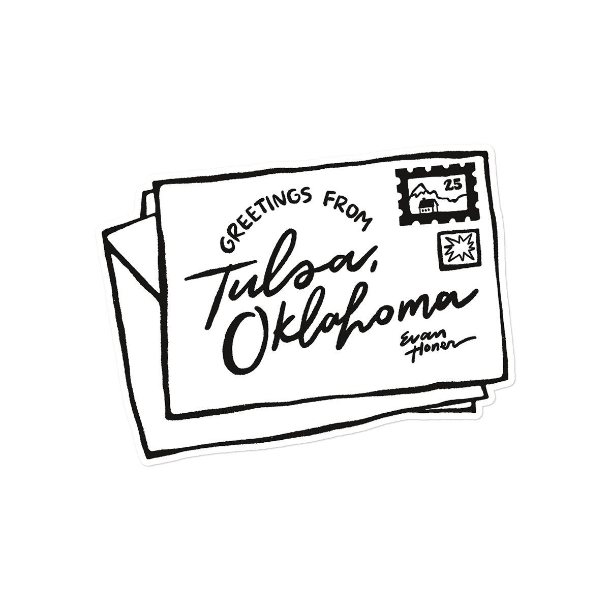 Evan Honer "Tulsa" Sticker